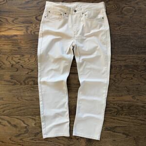 Levi's 514 Straight Fit Men’s Pants 34x30 Off-White Birch/Cream NWOT